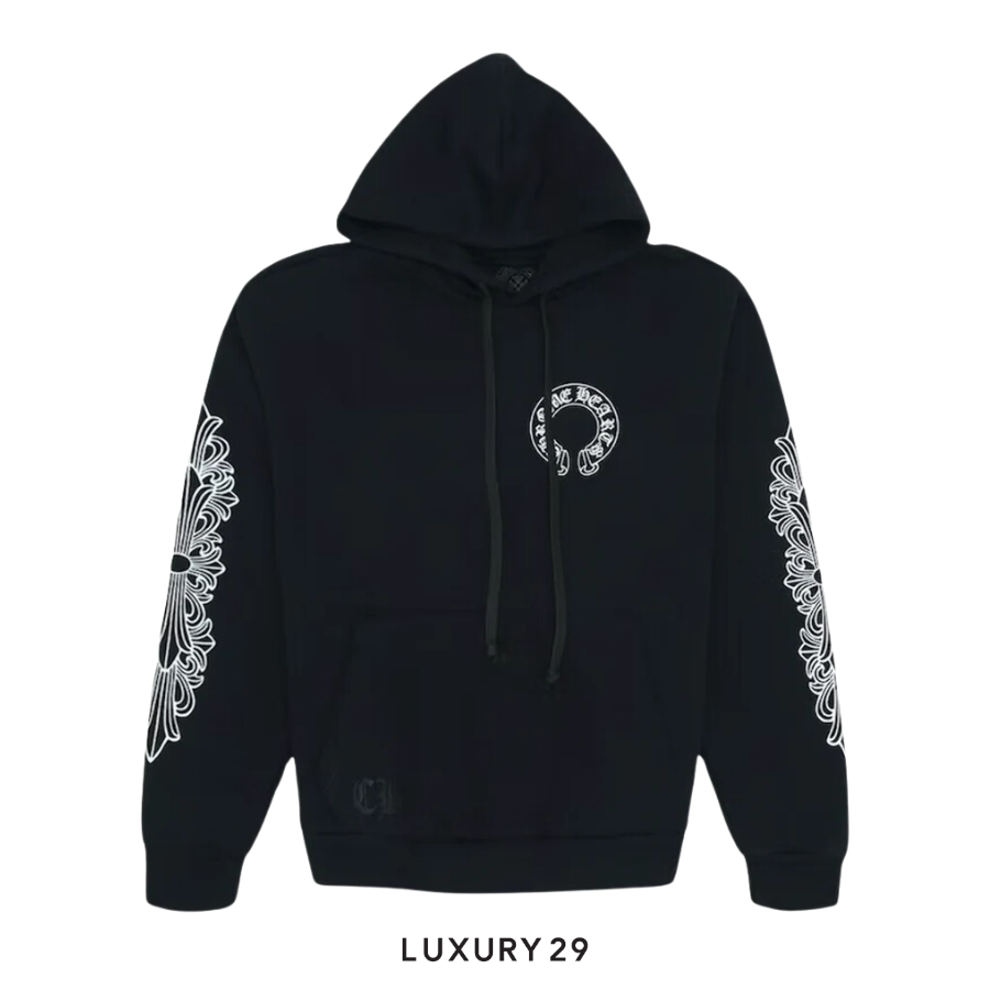 パーカー・フーディ Chrome Hearts Matty Boy Chomper Horseshoe Hoodie Black Chrome Hearts Matty Boy Chomper Horseshoe Hoodie Black Men's