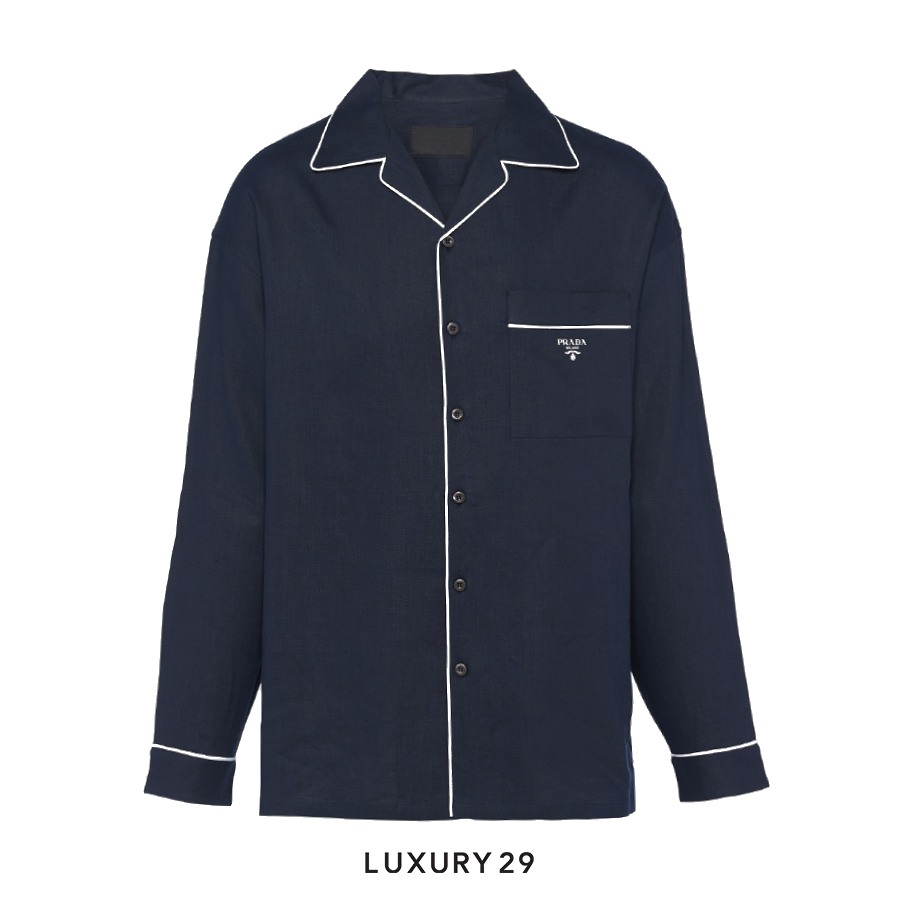 ネイビー（紺）系 PRADA(プラダ) シャツ(メンズ) - 海外通販のBUYMA