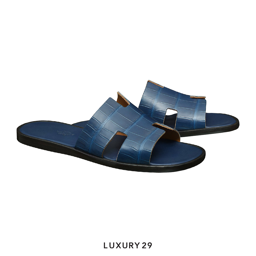 Hermes crocodile sandals clearance
