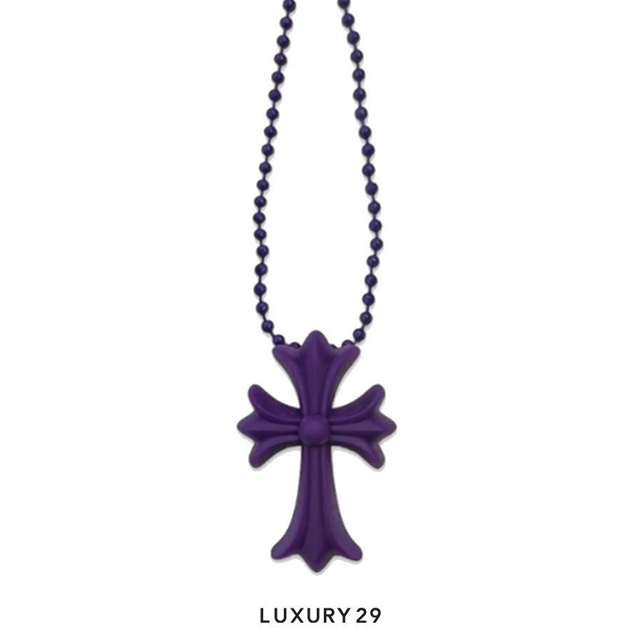 Chrome Hearts 20th Anniversary White 2024 Cross Pendant