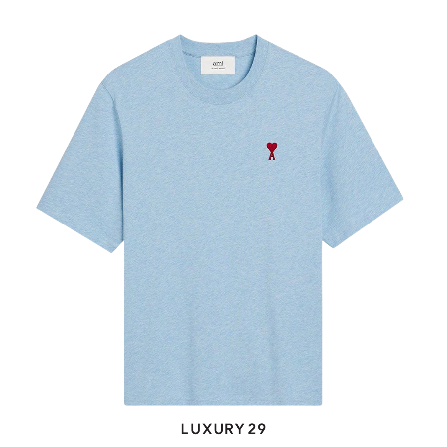 AMI DE COEUR T-SHIRT HEATHER CASHMERE BLUE