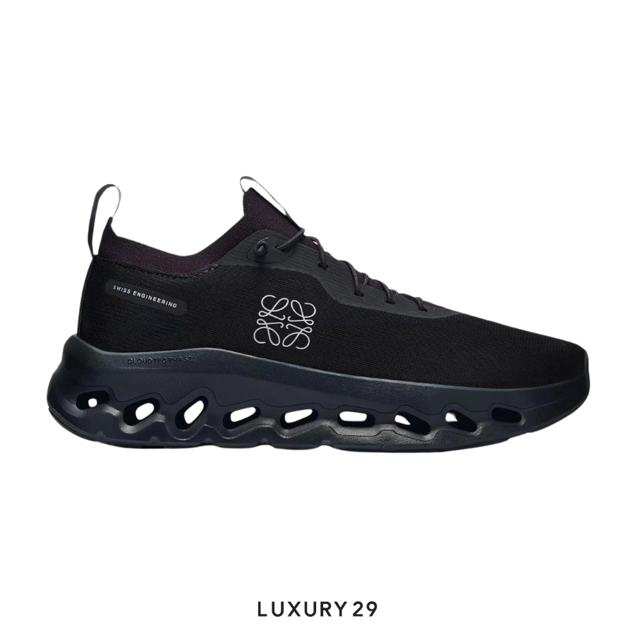 高質で安価 On x Loewe Cloudtilt sneaker All Black(W) 靴