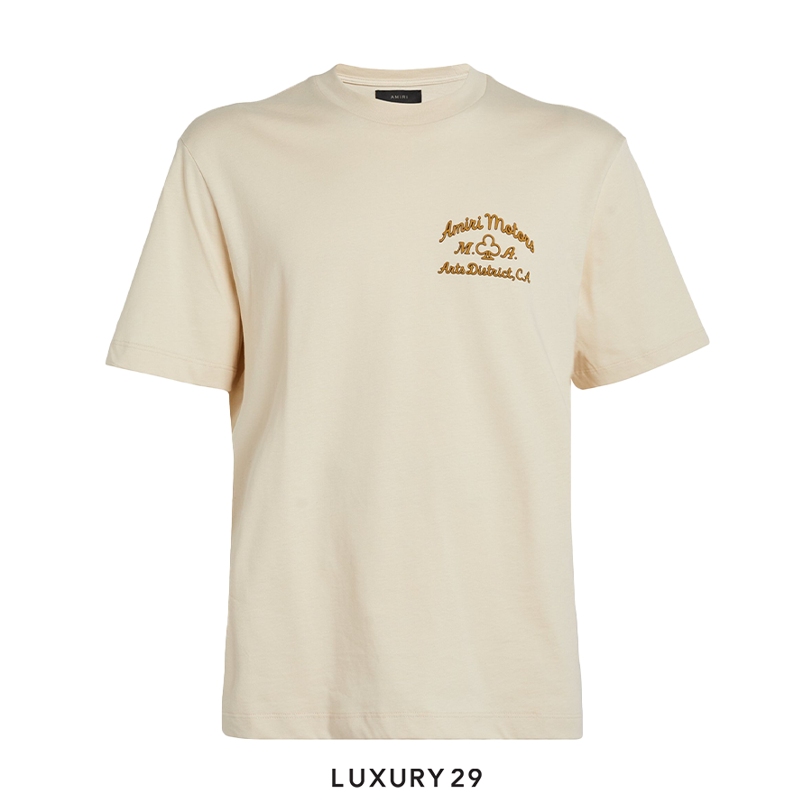 AMIRI MOTORS TEE OFF-WHITE