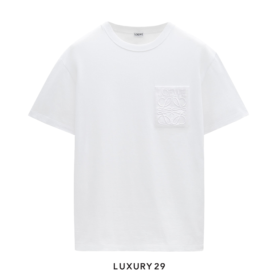 Small fit T-shirt in cotton and viscose White - LOEWE