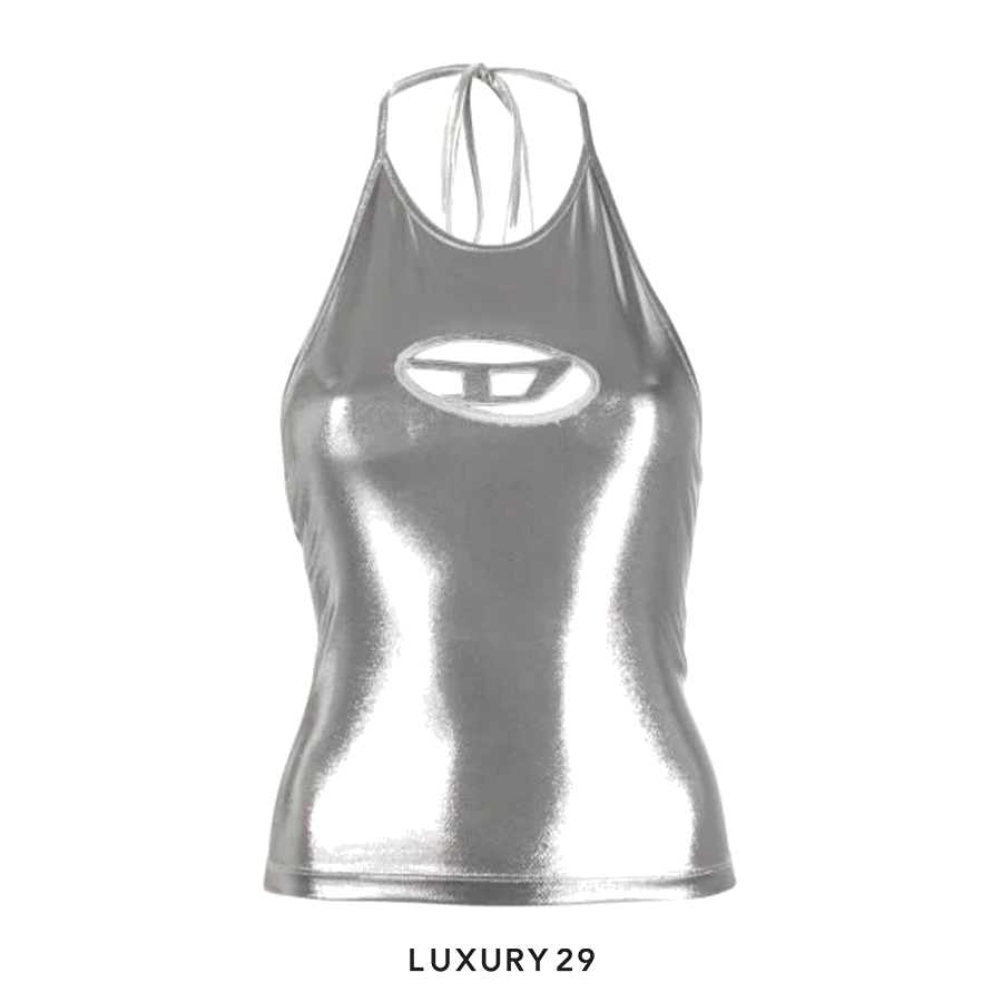 トップス aalliia Alaïa Tong 90MM Metallic Leather Sandals | Saks Fifth Avenue