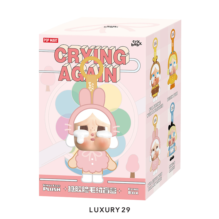 新品未使用品　POP MART CRYING AGAIN CRYBABY Crying Again Series-Vinyl Face Plush Blind Box - POP