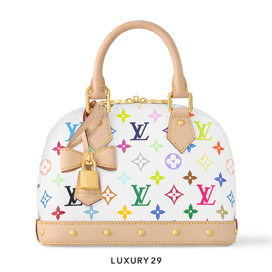 可愛い☆【LOUIS VUITTON】LV × TM アルマ BB チェリーバッグ ルイ·ヴィトン】「LOUIS VUITTON × MURAKAMI」第3章よりクリーン