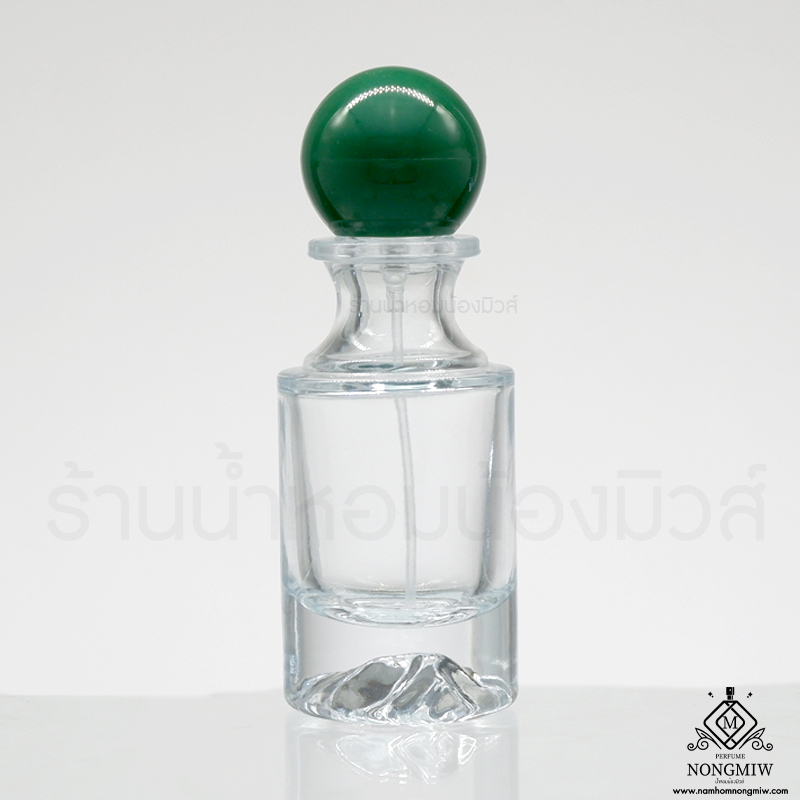 ขวดซาร่า 30 ML. ฝากลม สีเขียว