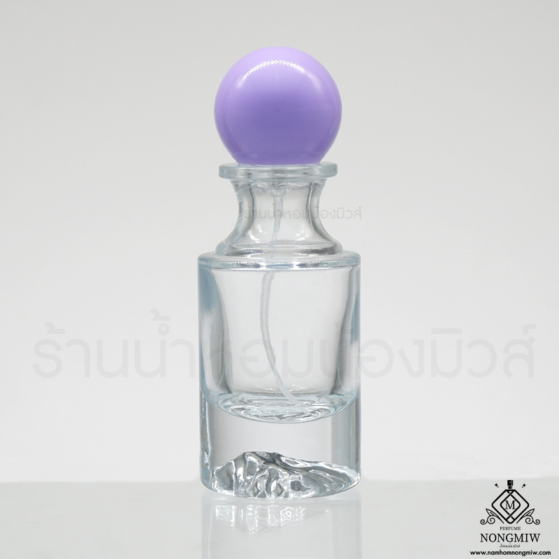 ขวดซาร่า 30 ML. ฝากลม สีม่วง