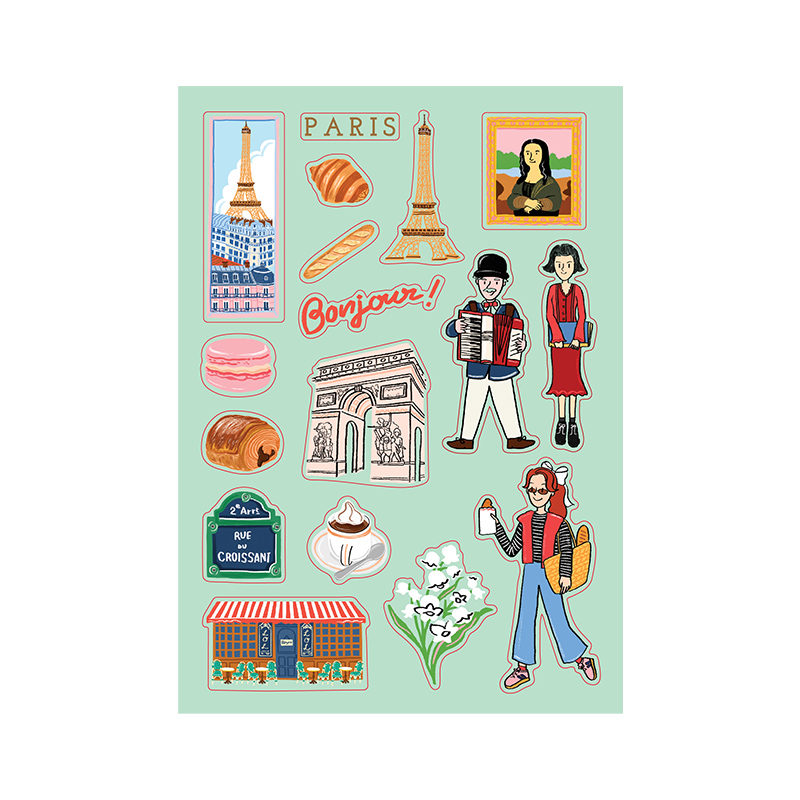 Jetsetter Sticker - 02 Paris