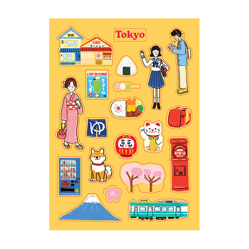 Jetsetter Sticker - 04 Tokyo