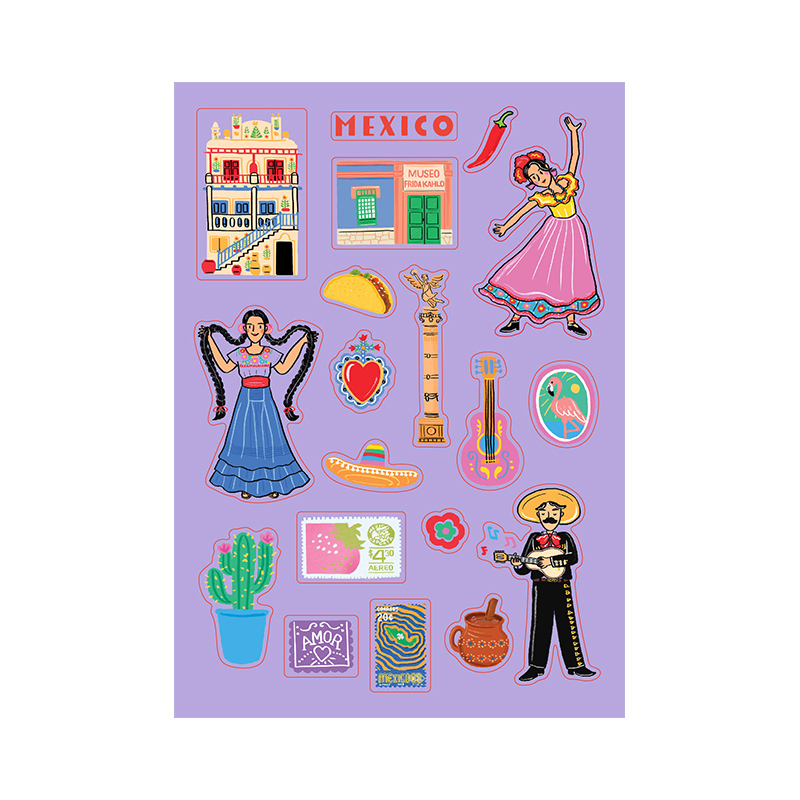 Jetsetter Sticker - 07 Mexico