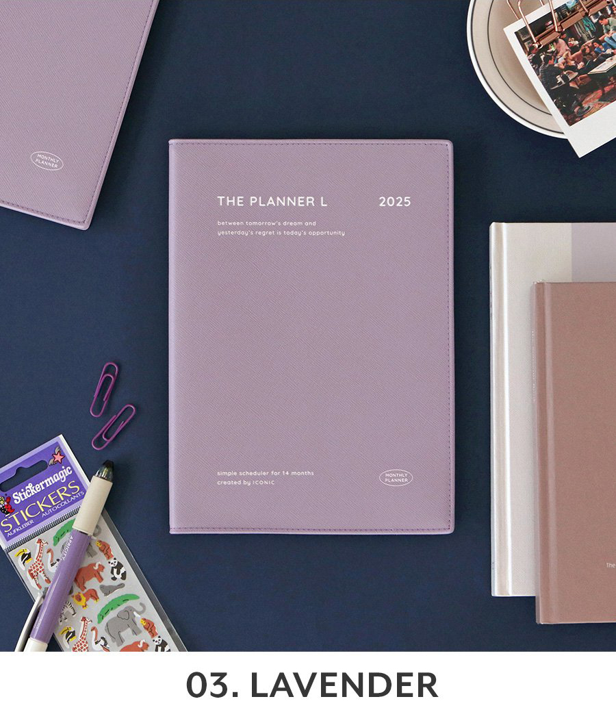 2025 The Planner L - 02 Cream mint