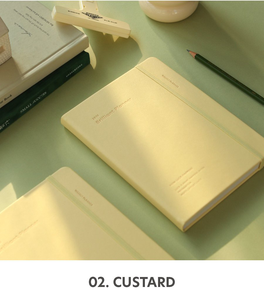 2025 BRILLIANT WEEKLY PLANNER -02 Custard