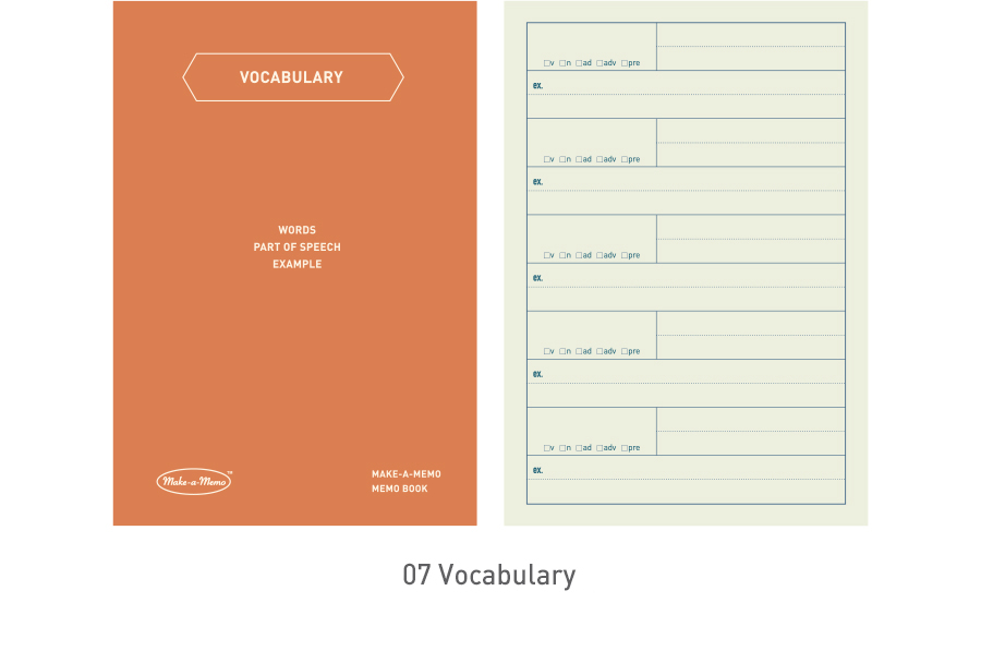 Make a memo Memo Book