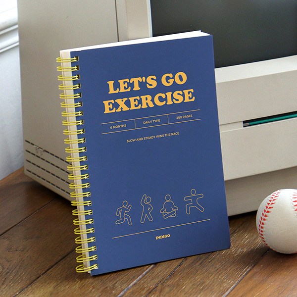 Basic A5 Exercise Diary (6months)