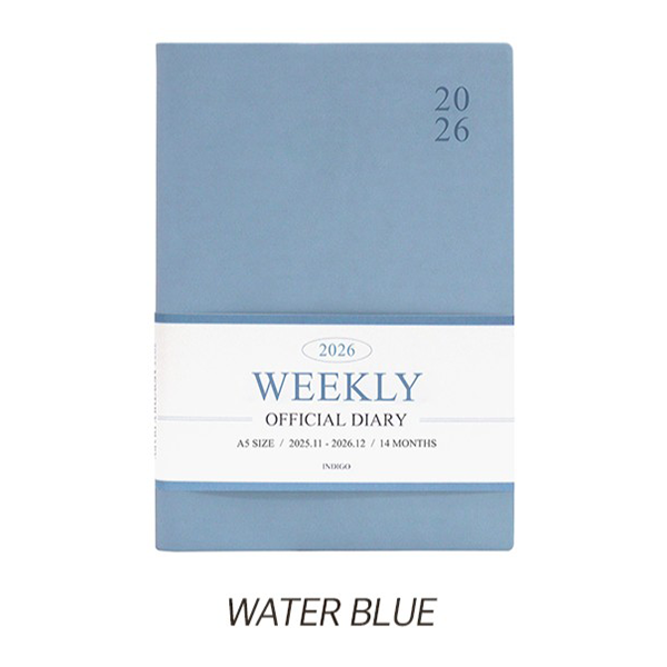 2026 Official A5 Weekly diary