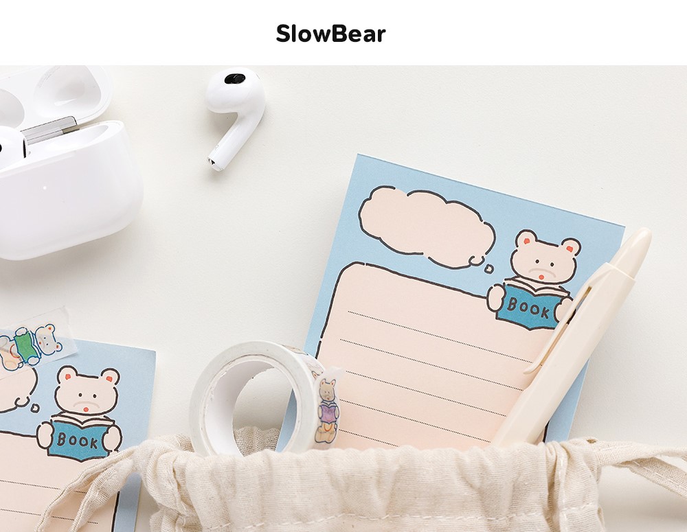 Romane Memo Pad ver.2 - Slow Bear