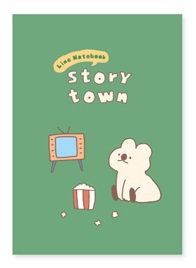 Storytown Afternoon Line Notebook A5 - 07 Popcorn & Quokka