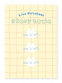 Storytown Afternoon Line Notebook A5 - 08 Emoji Cat