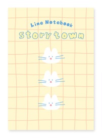 Storytown Afternoon Line Notebook A5 - 08 Emoji Cat