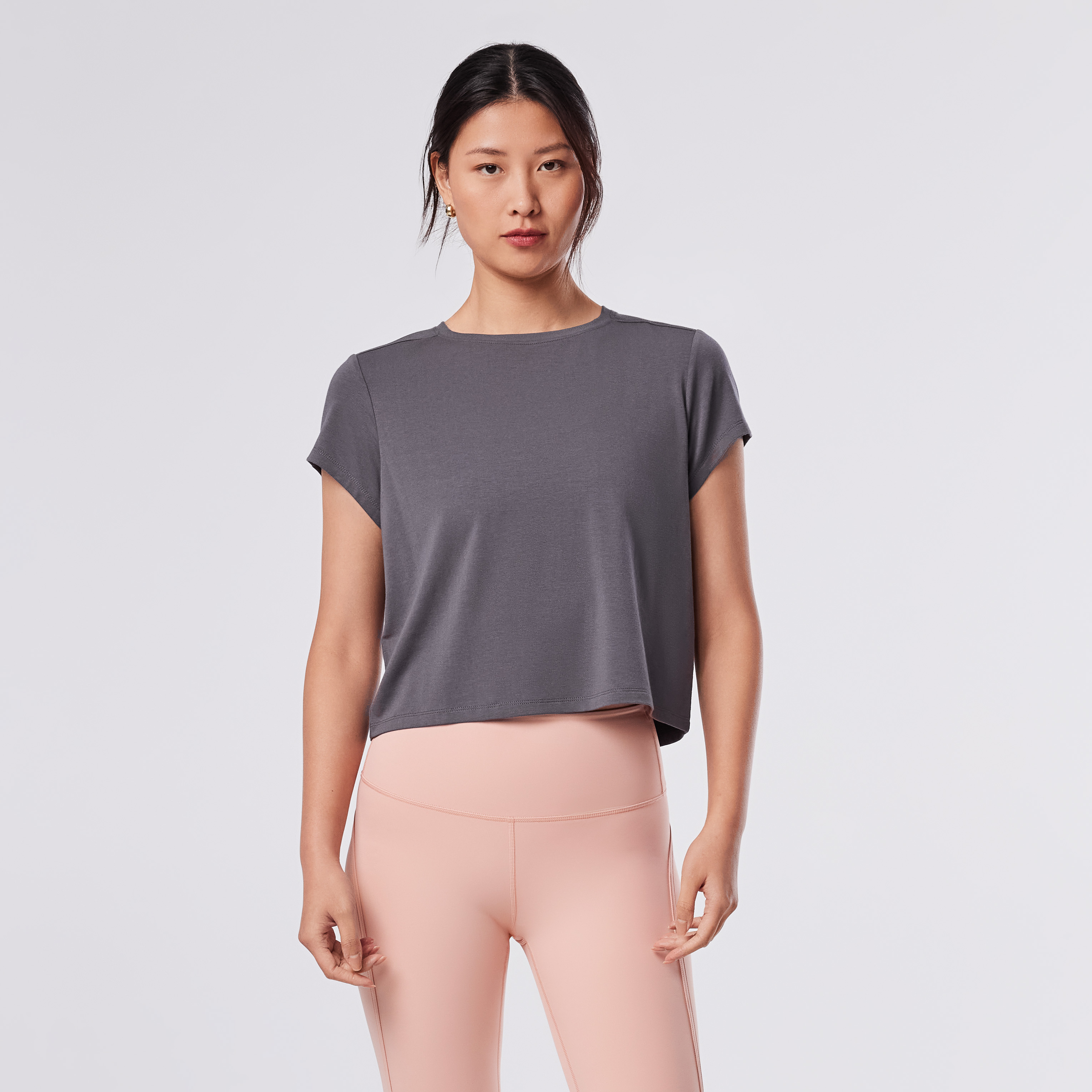 Tavi เสื้อออกกำลังกายรุ่น Relaxed Cap Sleeve Tee