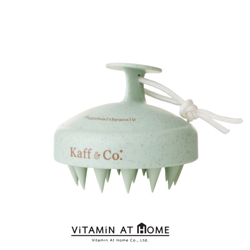 Kaff&Co. แปรงนวดหนังศีรษะ (สีเขียว)