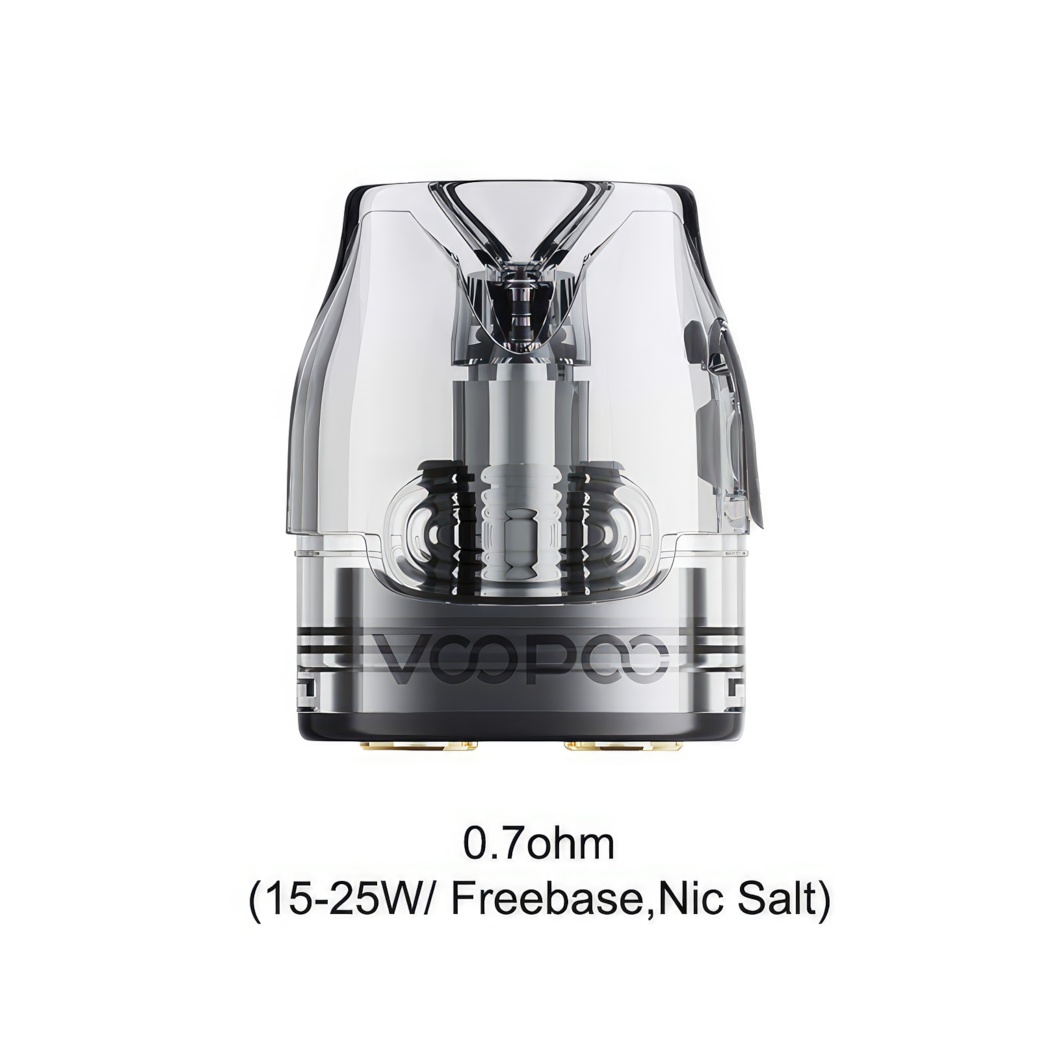 VOOPOO Vmate Top Fill Pod Cartridge หัวพอตเปล่า 1 กล่อง 2 ชิ้น (0.7 ohm)