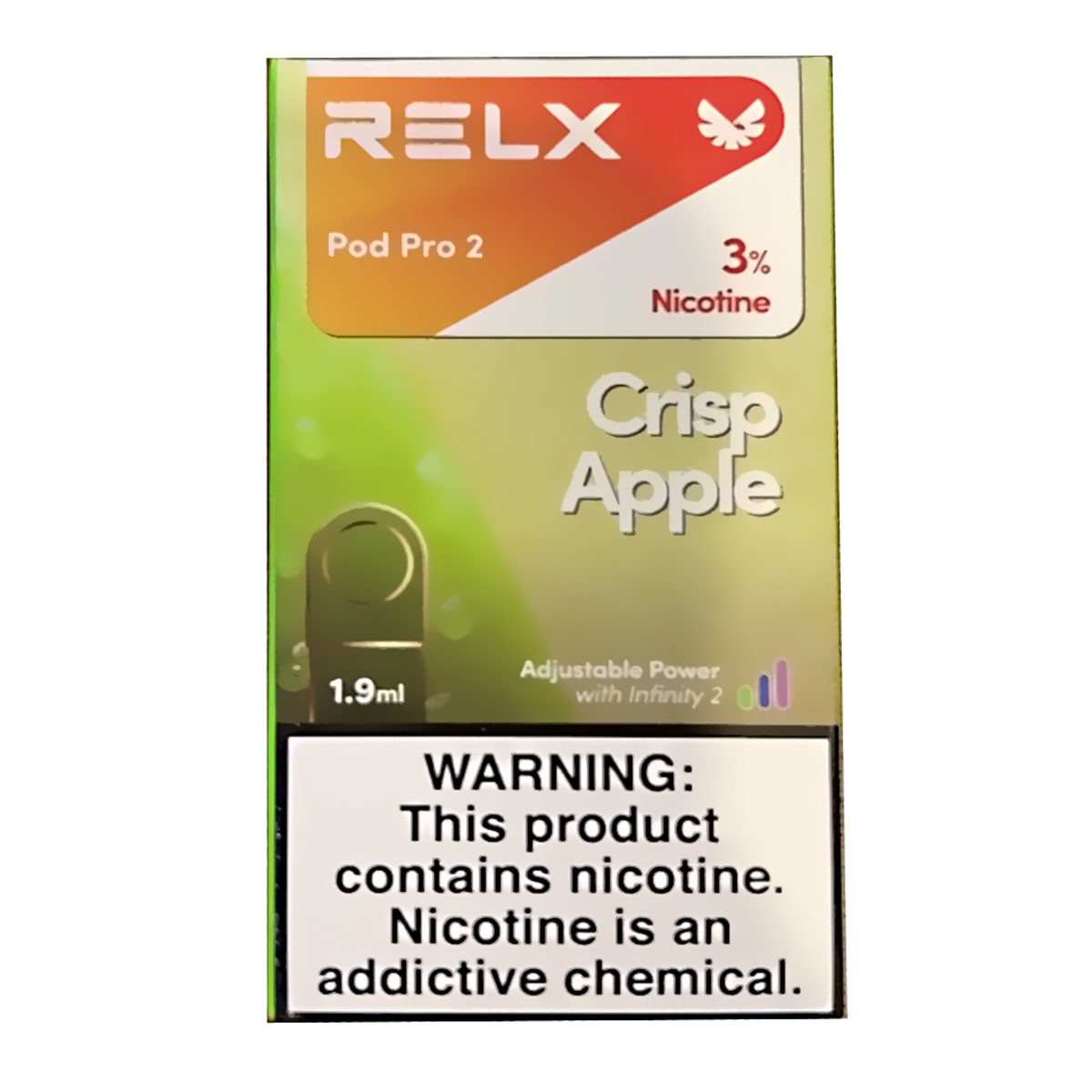 Relx Infinity Pro 2 Single Pod (Crisp Apple - แอปเปิ้ลกรอบ)