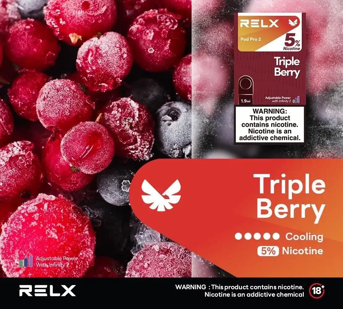 Relx Infinity Pro 2 Single Pod(Triple Berry - ทริปเปิลเบอร์รี)