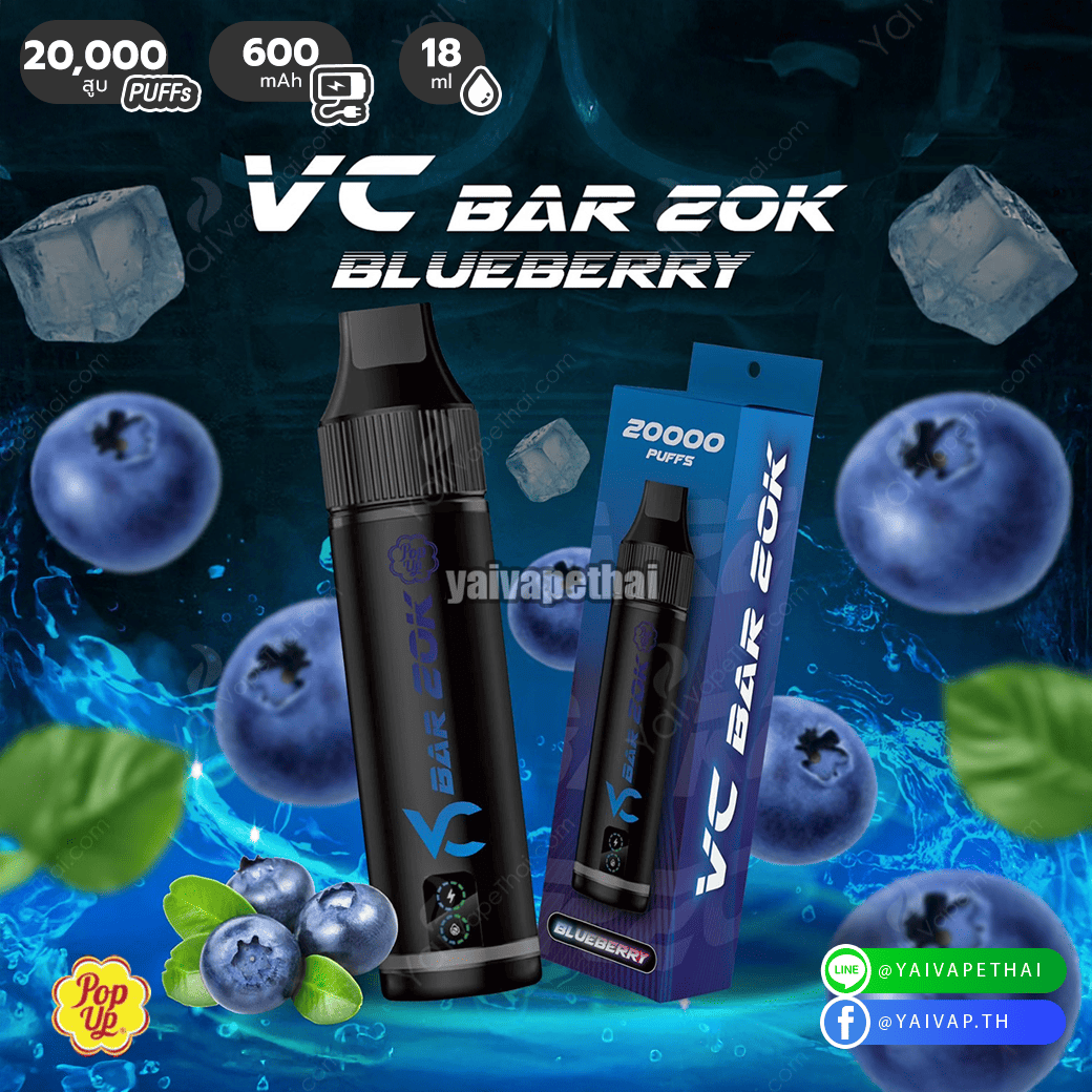 VC BAR 20,000 Puffs(Blueberry)