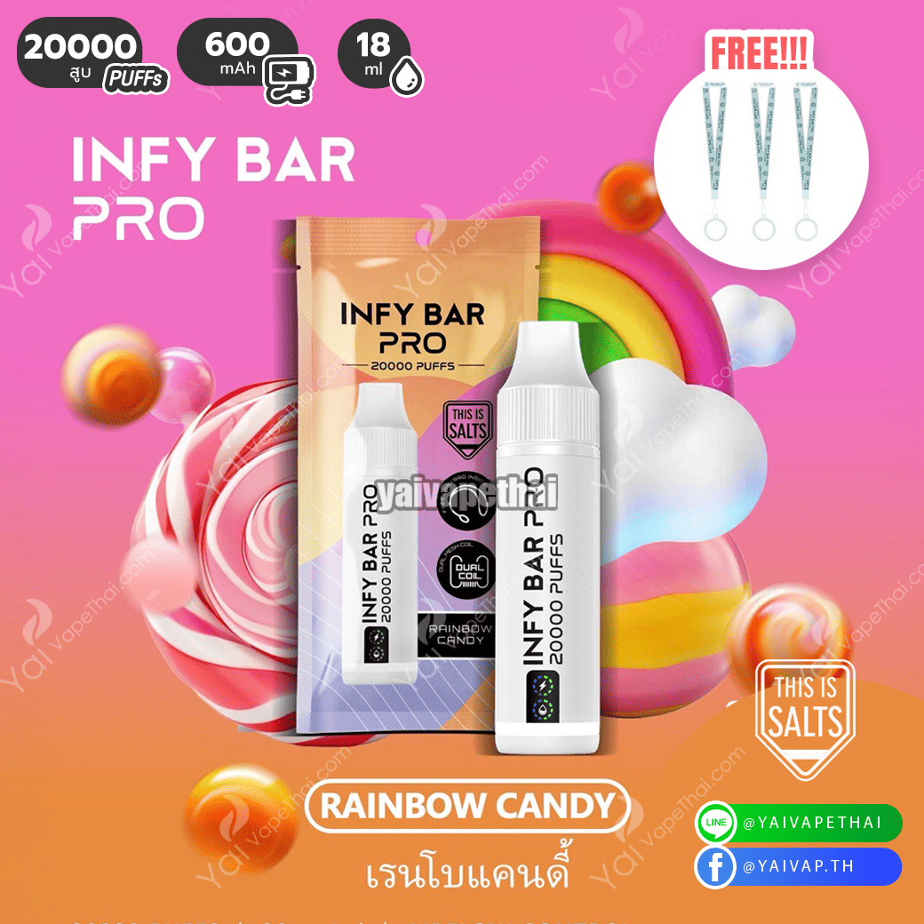 INFY BAR PRO 20K(Rainbow Candy)