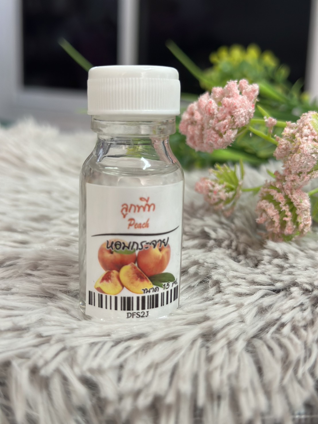 ไม้กระจายกลิ่น กลิ่นลูกพีท 15 ML..(รีฟิล)