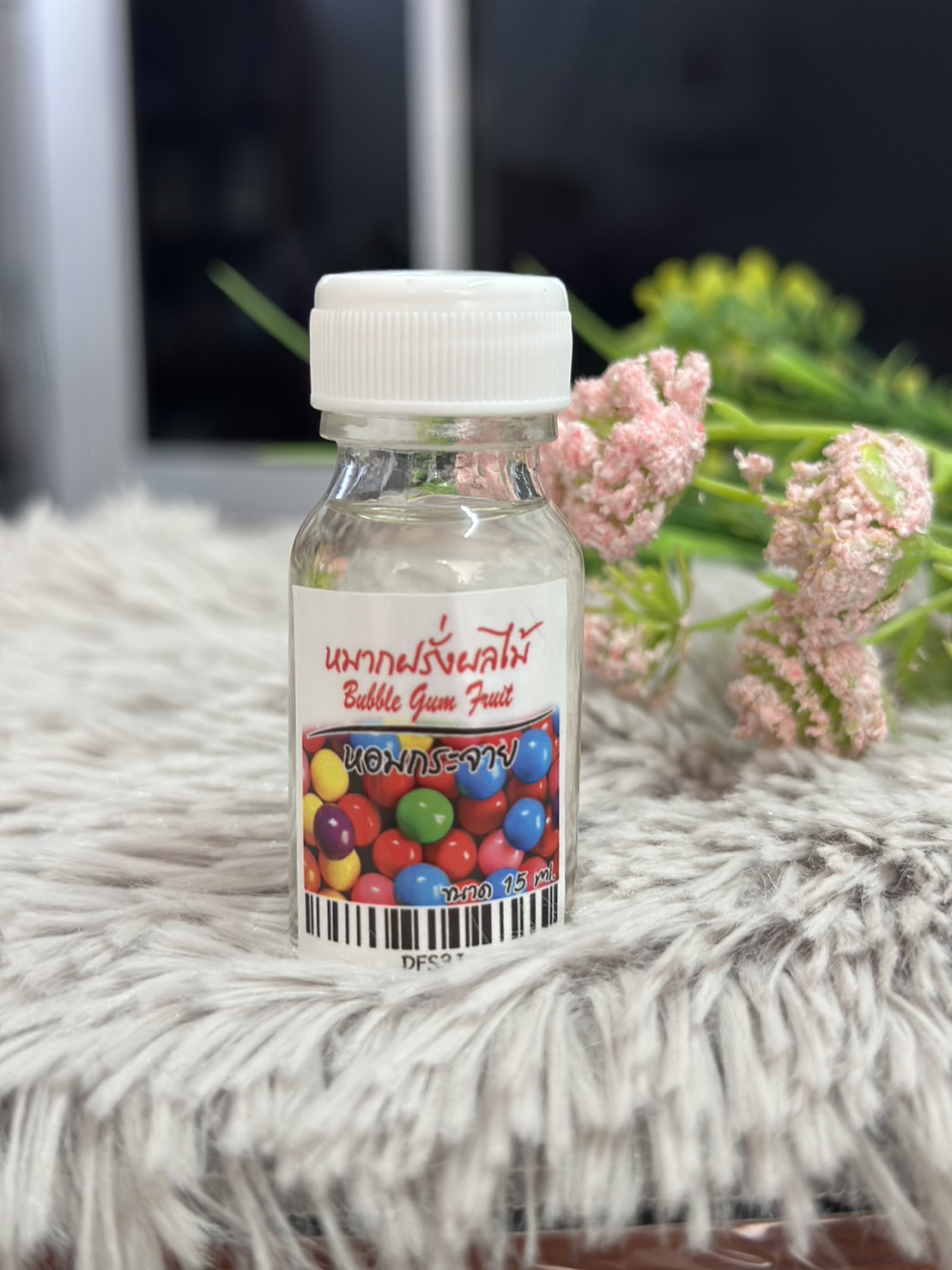 ไม้กระจายกลิ่น กลิ่นหมากฝรั่งผลไม้ ขนาด 15 ML..(รีฟิล)