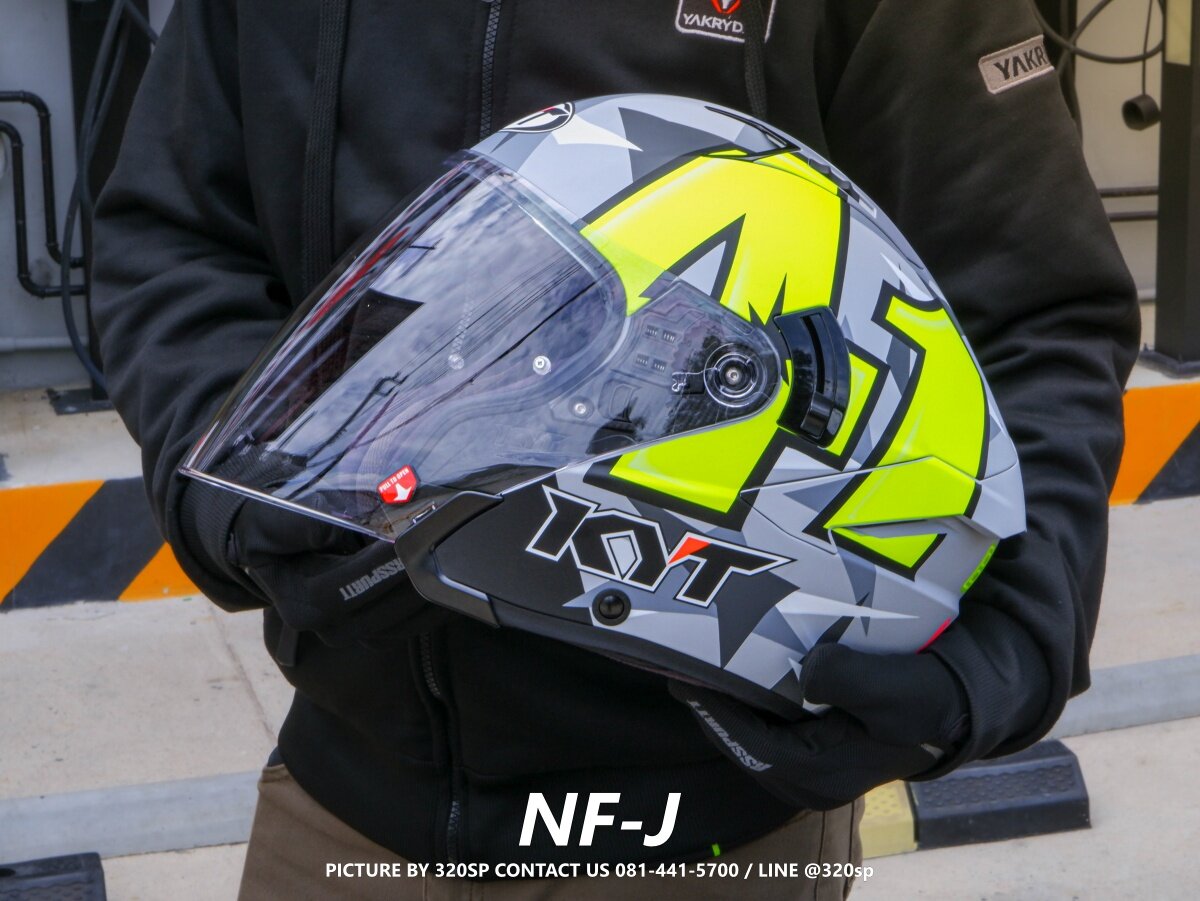 หมวกกันน็อคครึ่งใบ KYT NF-J ESPARGARO REPLICA 2019 MATT #20