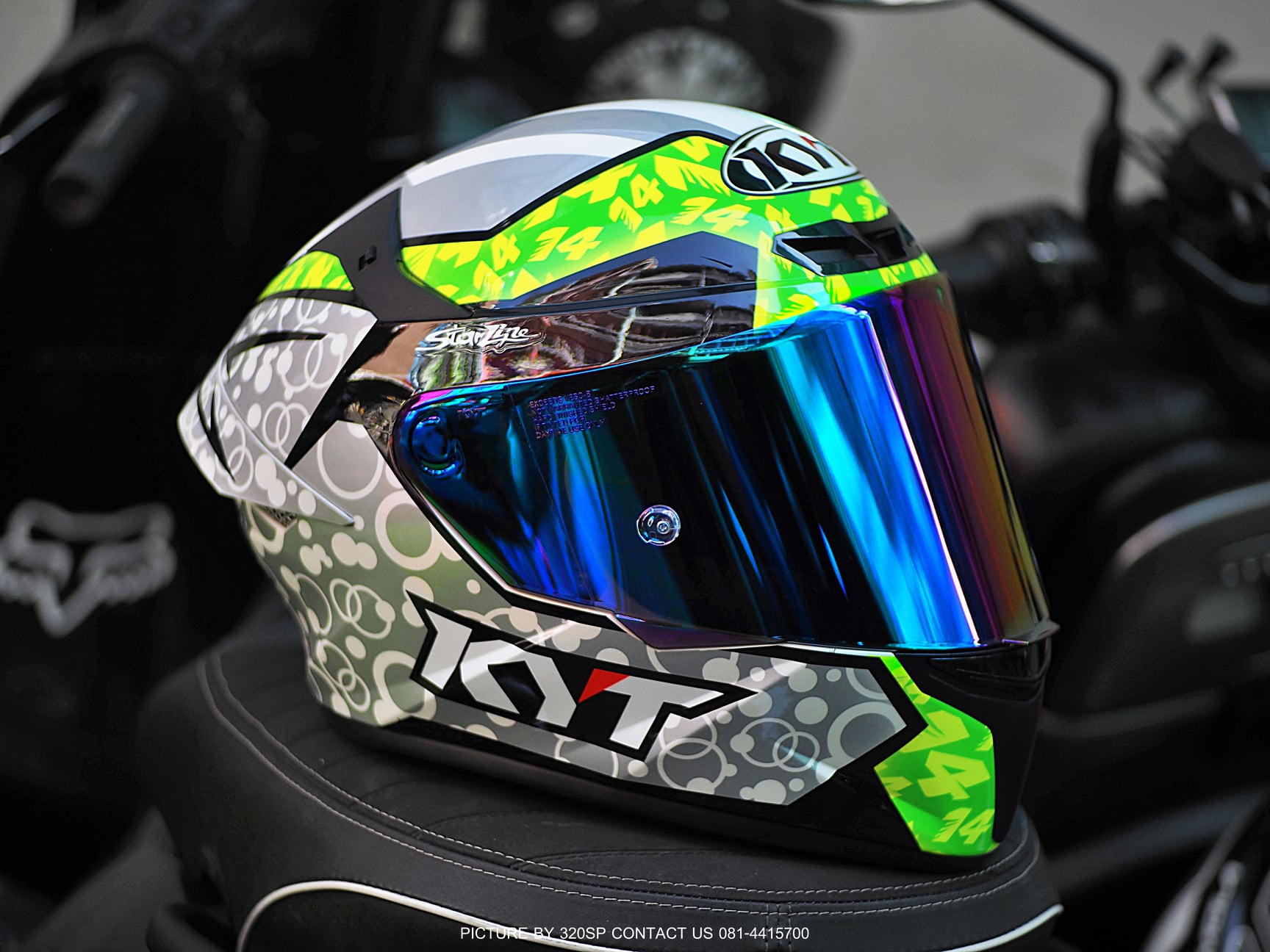 หมวกกันน็อคเต็มใบ KYT TT COURSE ARBOLINO REPLICA #9
