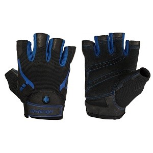 Harbinger Pro Glove (Black/Blue) ถุงมือฟิสเนตผู้ชาย รุ่น พาวเวอร์