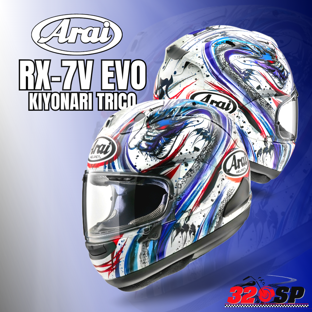 หมวกกันน็อคเต็มใบ ARAI RX-7V #28 KIYONARI TRICO