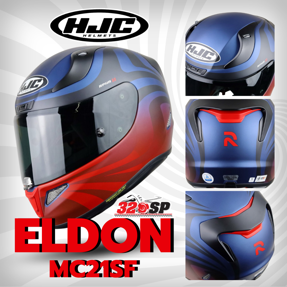 หมวกกันน็อคเต็มใบ HJC RPHA11 #34 ELDON MC21SF