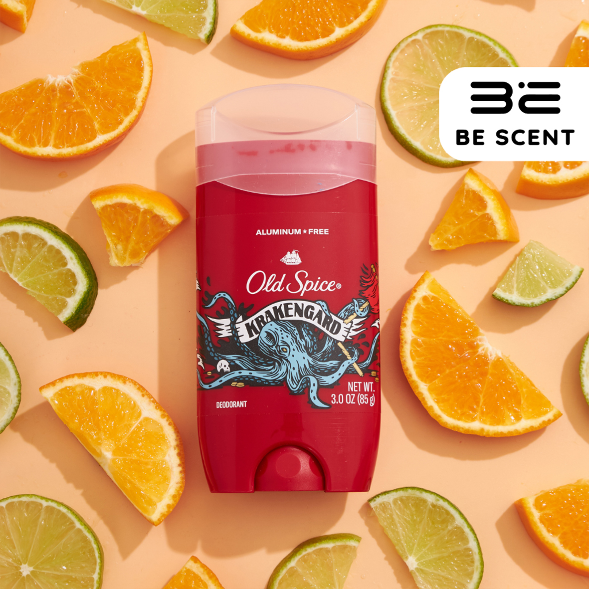 Old Spice กลิ่น Krakengard สูตรเหงื่อน้อย แต่เต่าเหม็น โรลออนดับกลิ่นเต่า ขนาด 85 กรัม