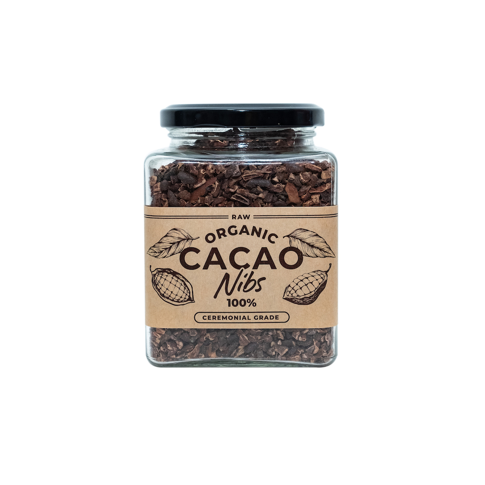 SCS Organic Cacao Nibs 60g. คาเคานิปส์ ออร์แกนิค 100% เกรดพรีเมี่ยม