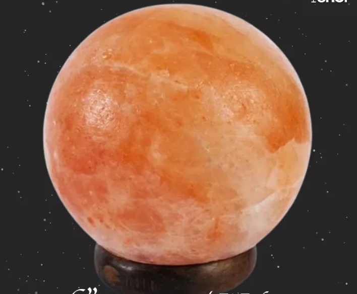 SCS Himalayan Salt LAMP Full Moon Shape (size: 8") 027 - 9kg.