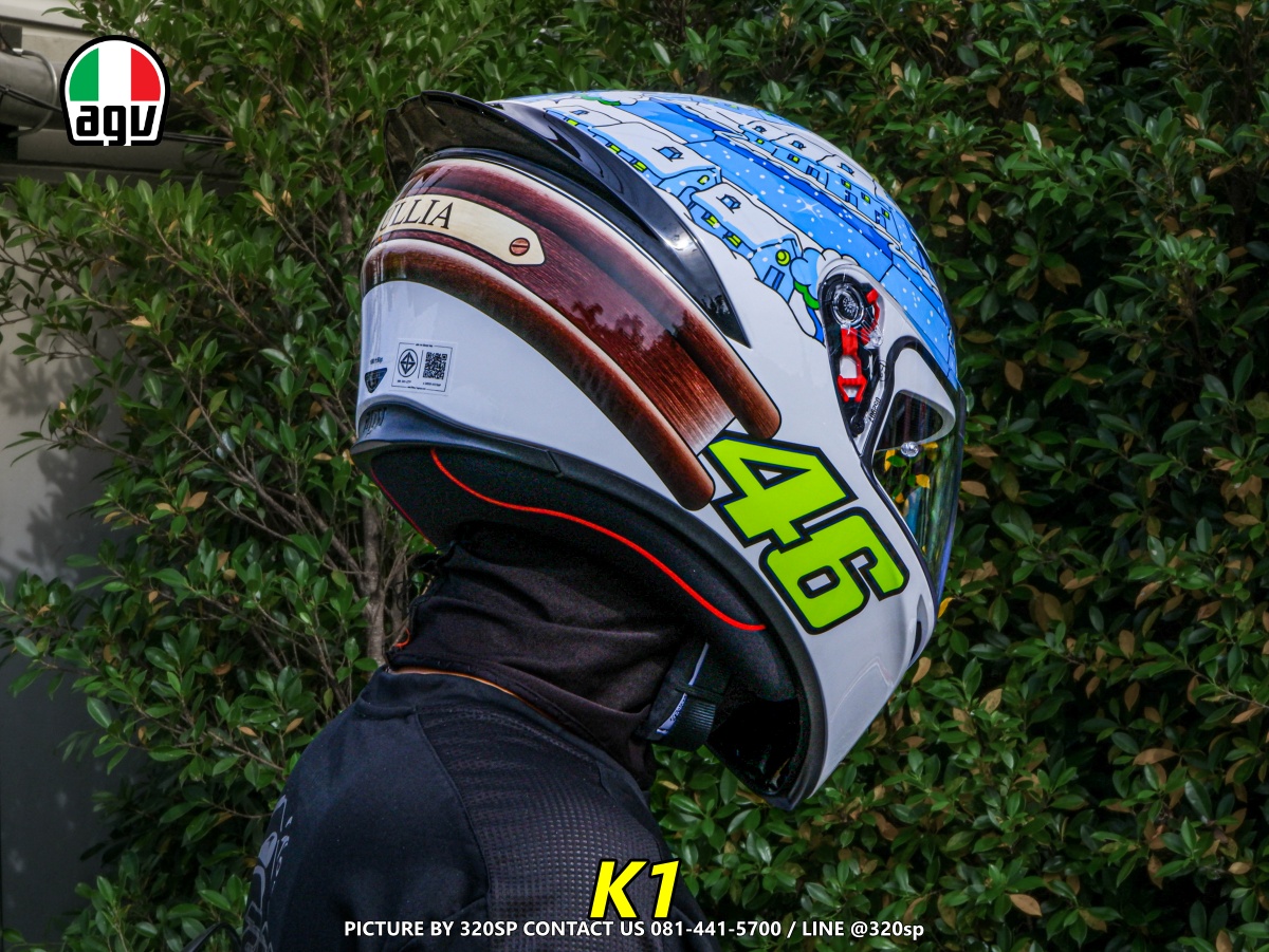 หมวก AGV K1 #34 ROSSI WINTER TEST 2017