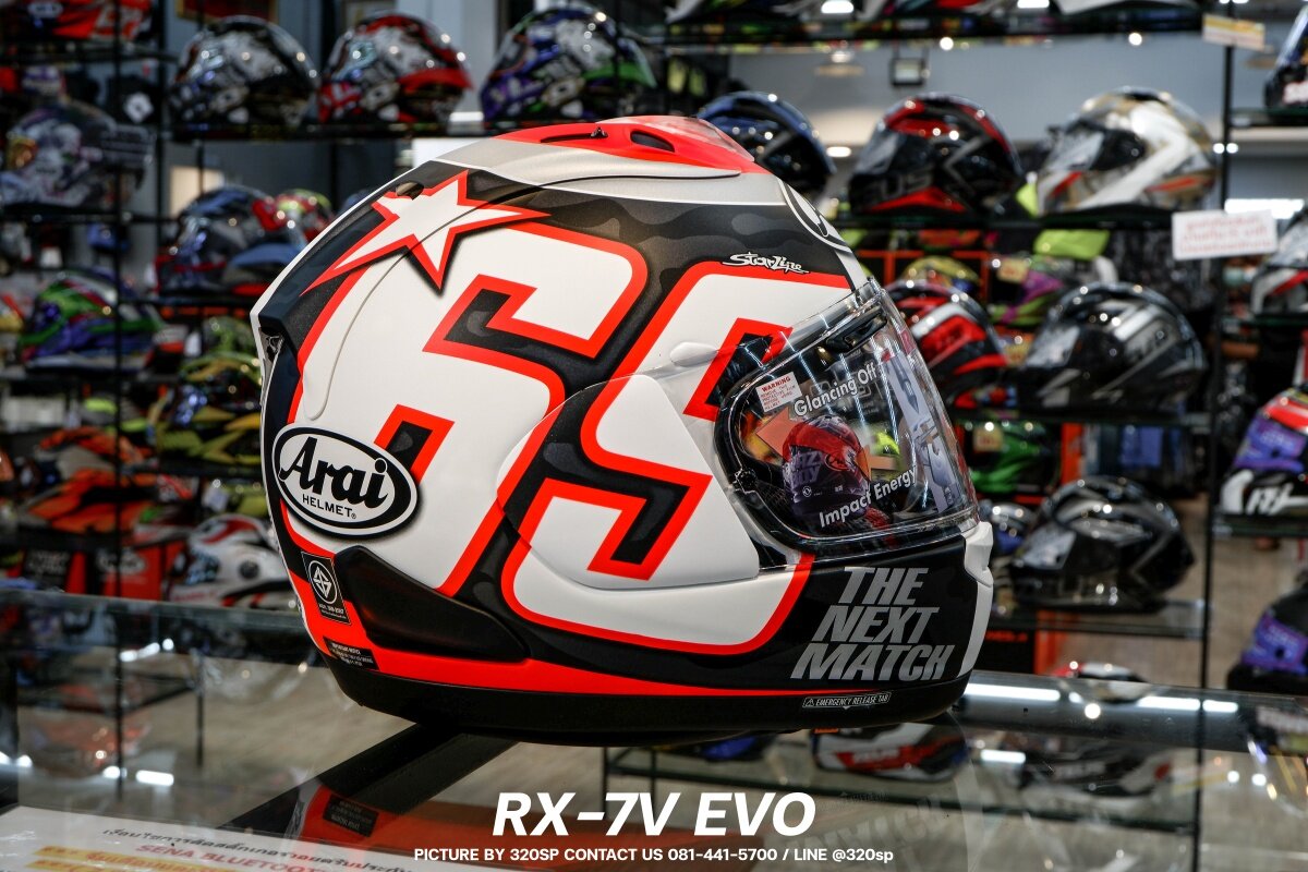 หมวกกันน็อคเต็มใบ ARAI RX-7V EVO #31 NICKY RESET