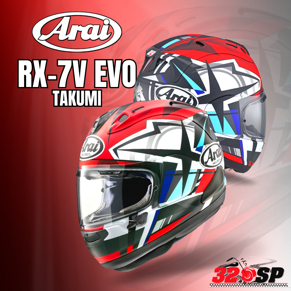 หมวกกันน็อคเต็มใบ ARAI RX-7V EVO #32 TAKUMI