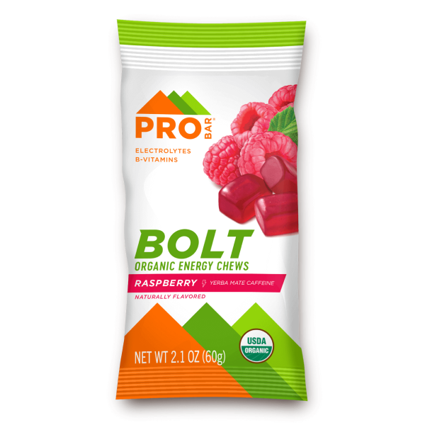 ProBar Bolt Organic Energy Chews Raspberry Flavor