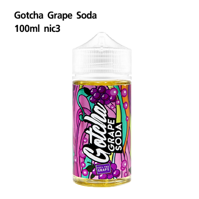 บุหรี่ไฟฟ้า Gotcha Grape Soda 100ml nic3