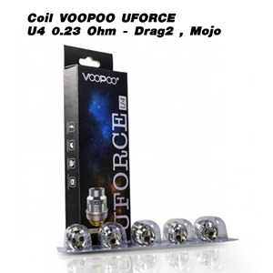 Coil VOOPOO UFORCE U4 0.23 Ohm.-Drag2 , Mojo (ชิ้น)