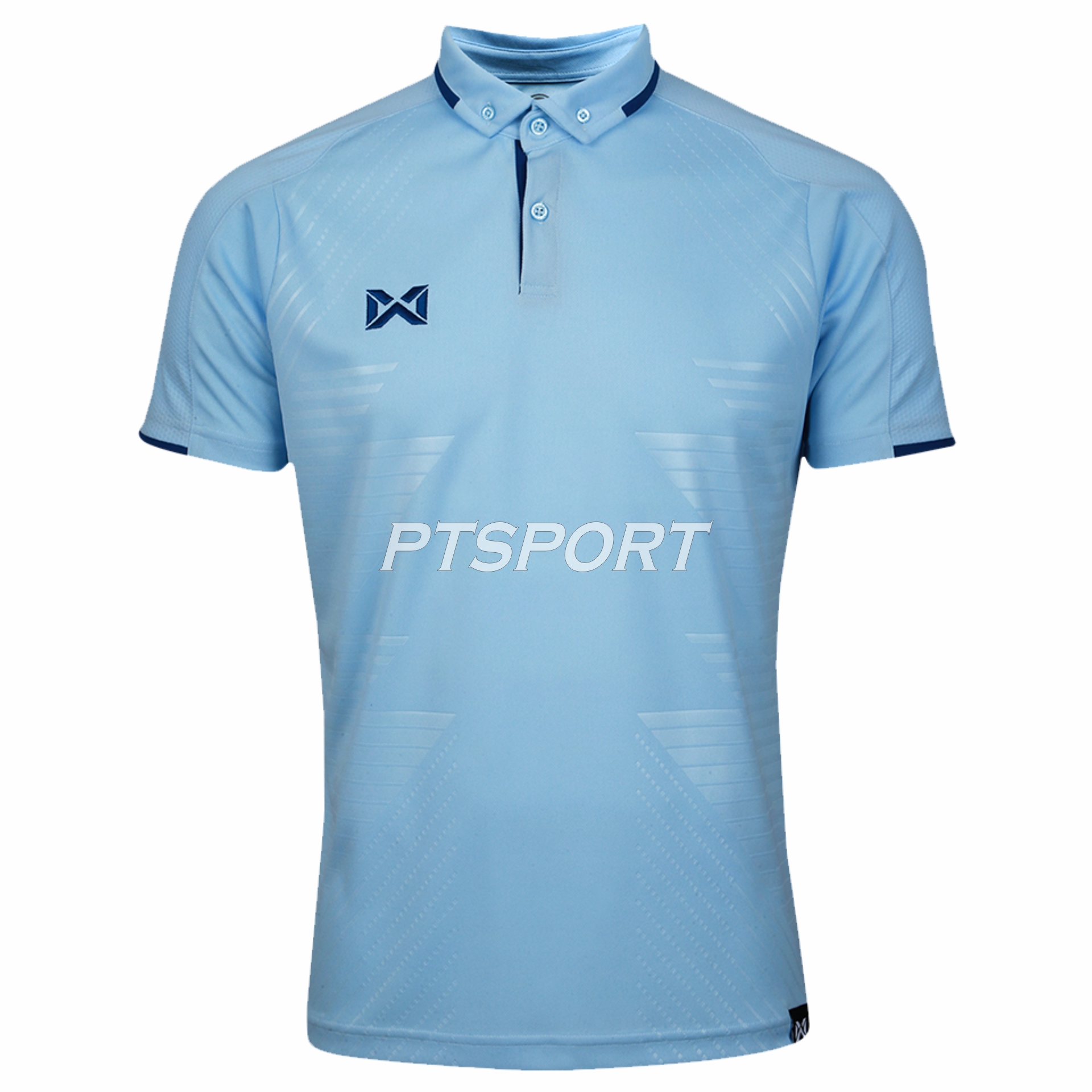เสื้อกีฬา เสื้อโปโลแขนสั้น WARRIX WA-3327(ฟ้า LL,2L)