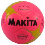 ลูกฟุตซอล หนังอัด ขนาด 3.5 MAKITA 184 สีชมพู